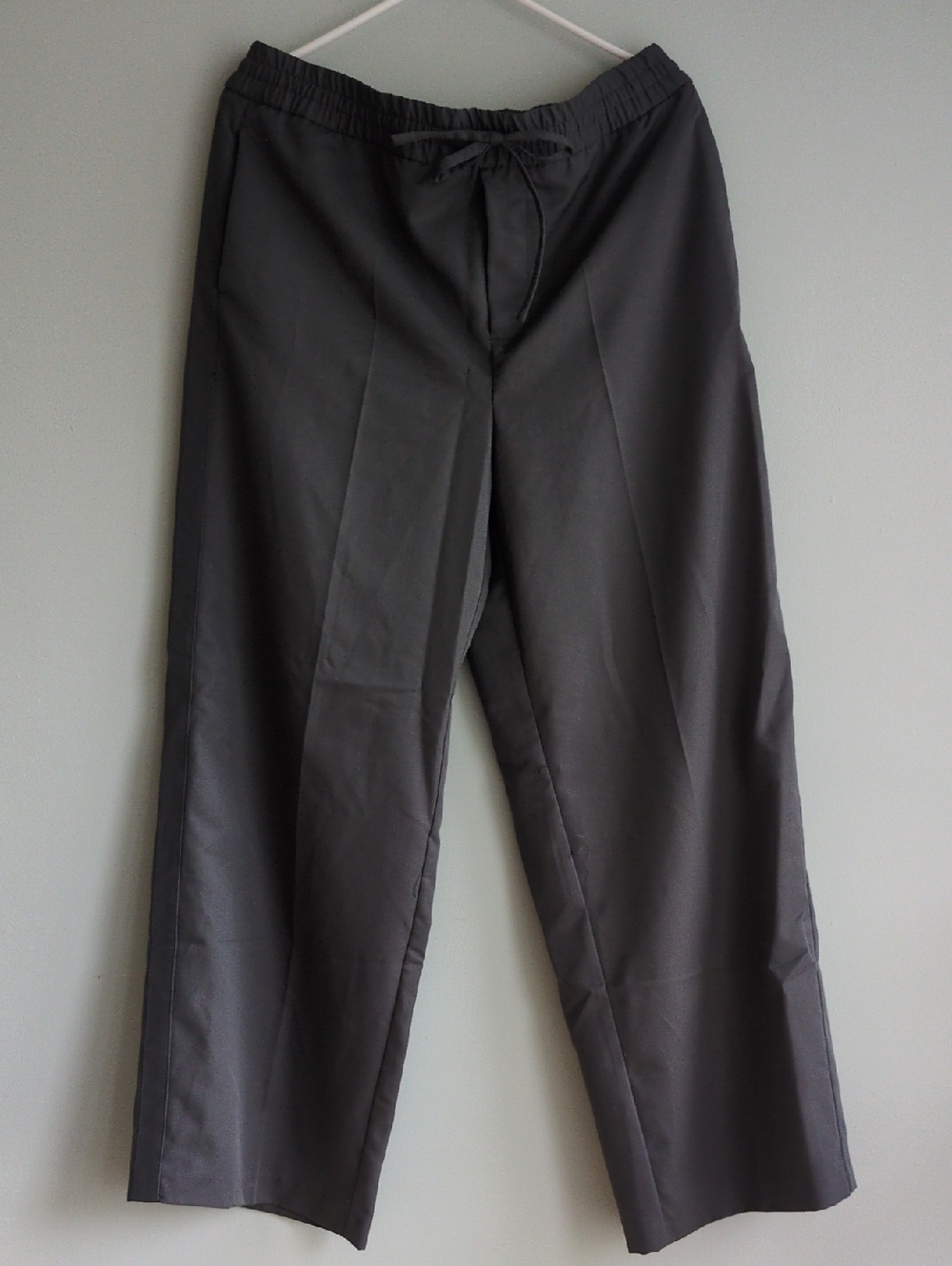 Zara Men's Grey Trousers with Elastic Waist